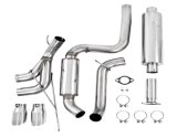 MBRP 13-14 Ford Focus ST 2.0L EcoBoost Dual Center Outlet T409 3in Cat Back thumbnail 4