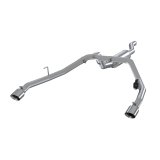 MBRP 2020 Jeep Gladiator 3.6L 2.5in Dual Rear Exit Cat Back Exhaust Aluminized thumbnail 1