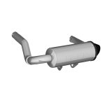 MBRP 13-19 Can-Am Renegade 1000/850/570/500 5in. Single Slip-On Performance Series Exhaust thumbnail 1