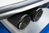 MBRP 15-18 Audi S3 SS 3in Quad Split Rear Exit w/ Carbon Fiber Tips - T304 thumbnail 2