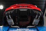 MBRP 18-20 Ford Mustang GT 5.0 w/ Quad Tip Active Exhaust Cat Back Split Rear T304 w/ Carb Fib Tips thumbnail 5