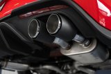 MBRP 18-20 Ford Mustang GT 5.0 w/ Quad Tip Active Exhaust Cat Back Split Rear T304 w/ Carb Fib Tips thumbnail 6