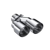 MBRP Universal T304 SS Dual Tip 3.5in OD/2.5in Inlet thumbnail 1