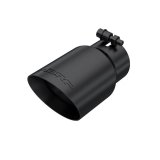 MBRP Tip 3in Round x 4in Inlet OD Dual Walled Angled Black Tip - Fits all 3in Exhausts thumbnail 8