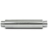 MBRP Universal Quiet Tone Muffler 4in Inlet/Outlet 24in Body 6in Dia 30in Overall T409 thumbnail 3