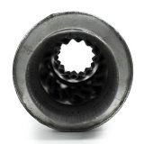 MBRP Universal Quiet Tone Muffler 4in Inlet/Outlet 24in Body 6in Dia 30in Overall Aluminum thumbnail 6