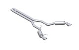 MBRP 15-17 Ford Mustang GT 5.0 3in Cat Back Dual Split Rear Race Version 4.5in Tips - Aluminized thumbnail 3