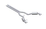 MBRP 15-17 Ford Mustang GT 5.0 3in Cat Back Dual Split Rear Race Version 4.5in Tips - Aluminized thumbnail 4