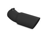 MBRP Universal Tip 6in OD 5in Inlet 15.5in Length 30 Deg Bend Angled Rolled End Black thumbnail 8