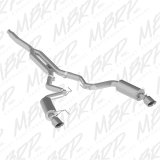 MBRP 15-18 Ford Mustang EcoBoost 2.3L Alum 3in Cat Back Dual Split Rear Exit (Street Version) thumbnail 4