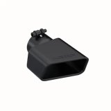 MBRP Universal Tip 4.75inx 3in Rectangle Angled Cut 3in O.D. inlet Pass. Side 7.375in length Black thumbnail 9