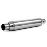 MBRP Universal Resonator 2.5in inlet/outlet 22in body 26in overall T304 thumbnail 1