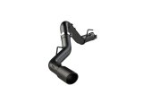 MBRP 2020+ GMC/Chevy 2500/3500 6.6L Duramax 4in Mand Bent Tubing Pro-Ser Cat Back Single Side - Blk thumbnail 1