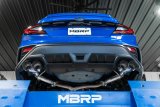 MBRP 2022 Subaru WRX 2.5in Dual Split Rear Exit w/ Quad BE Tips - T304 thumbnail 2