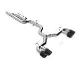 MBRP 2022 Volkswagen Golf R MK8 3in Cat-Back Quad Rear w/ Carbon Fiber Tips Valve Delete Exhaust thumbnail 1