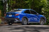 MBRP 2022+ Subaru WRX 3in Cat-Back Dual Split Rear Quad Carbon Fiber Tips Street Profile Exhaust thumbnail 3
