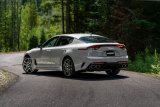 MBRP 2022 Kia Stinger 3.3L T304 SS Cat-Back Exhaust- Dual Split Rear Quad Outlet Uses Factory Bezels thumbnail 4