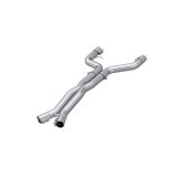 MBRP 21-23 BMW M4 G82 / M3 G80 3.0L T304 Stainless Steel 3in Resonator Bypass X-Pipe thumbnail 1
