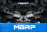 MBRP 23-24 Nissan Z 3.0L Armor Pro T304 Stainless Steel 3in Cat-Back Dual Rear Exit w/ 5in OD CF Tip thumbnail 2
