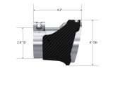 MBRP 18-22 Kia Stinger GT Bezel Kit Quad Tip CF thumbnail 2