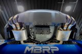 MBRP 15-24 Ford Mustang T304 SS 4in OD / 6.5in Length Quad Tip Cover Kit - Black Tip thumbnail 3