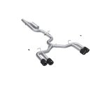 MBRP 22-24 Audi S3 2.0L Armor Pro T304 SS 3in Cat-Back Quad Split Rear Exhaust w/ Carbon Fiber Tips thumbnail 1