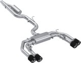 MBRP 22-24 Audi S3 2.0L Armor Pro T304 SS 3in Cat-Back Quad Split Rear Exhaust - Valve Delete thumbnail 3