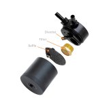 Mishimoto 2016+ Honda Civic 1.5L Turbo Baffled Oil Catch Can Kit - Black (PCV Side) thumbnail 8