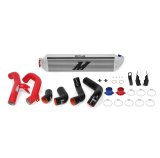 Mishimoto 2016+ Honda Civic 1.5T / 2017+ Honda Civic Si Silver Intercooler Kit w/Red Pipes thumbnail 4