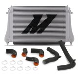 Mishimoto 2015+ VW MK7 Golf TSI / GTI / R Performance Intercooler Kit w/ Pipes (Black) thumbnail 1
