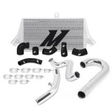 Mishimoto 08+ Mitsubishi Evo X Front-Mount Intercooler Kit - Black thumbnail 4