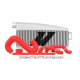 Mishimoto Subaru 02-07 WRX/04-07 STi Top-Mount Intercooler Kit - Powder Coated Silver & Red Hoses thumbnail 3