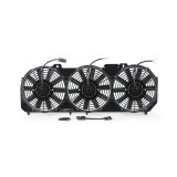 Mishimoto 89-01 Jeep Cherokee XJ 4.0L Performance Aluminum Fan Shroud w/o Controller - Black thumbnail 1