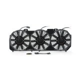 Mishimoto 89-01 Jeep Cherokee XJ 4.0L Performance Aluminum Fan Shroud w/o Controller - Black thumbnail 2