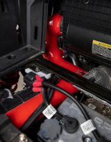 Mishimoto 2016+ Polaris RZR XP Turbo Silicone Intake J-Tube - Red thumbnail 8