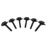 Mishimoto 12-18 Jeep Wrangler 3.6L Six Cylinder Ignition Coil Set thumbnail 1