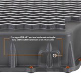 Mishimoto 2011+ Powerstroke 6R140 Transmission Pan - Cast - GR thumbnail 1