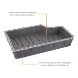 Mishimoto 2011+ Powerstroke 6R140 Transmission Pan - Cast - GR thumbnail 8