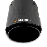 Mishimoto 2x Carbon Fiber Muffler Tip 2.5in Inlet 3.5in Outlet Black thumbnail 8