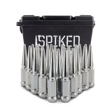 Mishimoto Mishimoto Steel Spiked Lug Nuts M12 x 1.5 24pc Set Chrome thumbnail 3