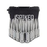 Mishimoto Mishimoto Steel Spiked Lug Nuts M12 x 1.5 24pc Set Chrome thumbnail 8