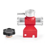 Mishimoto 08-15 Mitsubishi Lancer Evo X Coolant Fill Inlet - Red thumbnail 3