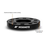 Mishimoto Wheel Spacers - 5x112 - 66.5 - 15 - M14 - Black thumbnail 1