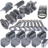 Eagle Chevy Pro Street 383 Rotating Assembly 4140 Crankshaft w/ 4340 I Beam Rods & Flat Top Pistons thumbnail 1