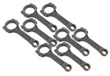 Eagle Chevrolet Small Block 5140 I-Beam Connecting Rod 6.250in w/ 3/8in ARP 8740 (Set of 8) thumbnail 1