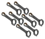 Eagle Chevrolet LS-Series I-Beam Connecting Rod 6.100in w/ 3/8in ARP 8740 (Set of 8) thumbnail 1