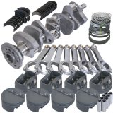 Eagle Chevy 327 SJ 3.250in Crank 2.300in Mains 6.125in H-Beam 4.000in Pistons Rotating Assembly thumbnail 2