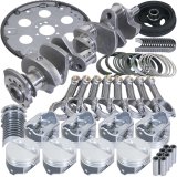 Eagle Chevy 350 2Pc 3.750in Crank 5.700in I-Beam Rods 4.000in Pistons 168 Tooth FP Balanced Assembly thumbnail 3