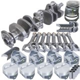 Eagle Chevy 350 2Pc 3.750in Crank 5.700in I-Beam Rod -5cc Flat Top 4.030in Pistons Balanced Assembly thumbnail 3