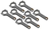 Eagle Chevrolet Small Block 5.700in Length 2.000in Rod Journal Forged Steel H-Beam Rods - Set of 8 thumbnail 1
